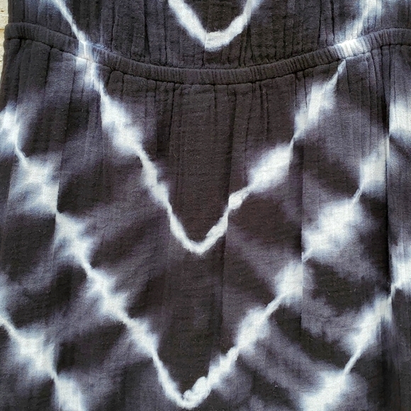 Michael Stars 3/4 Sleeve Tie Dye Swing Print Midi Dress, Size Small - Picture 8 of 10